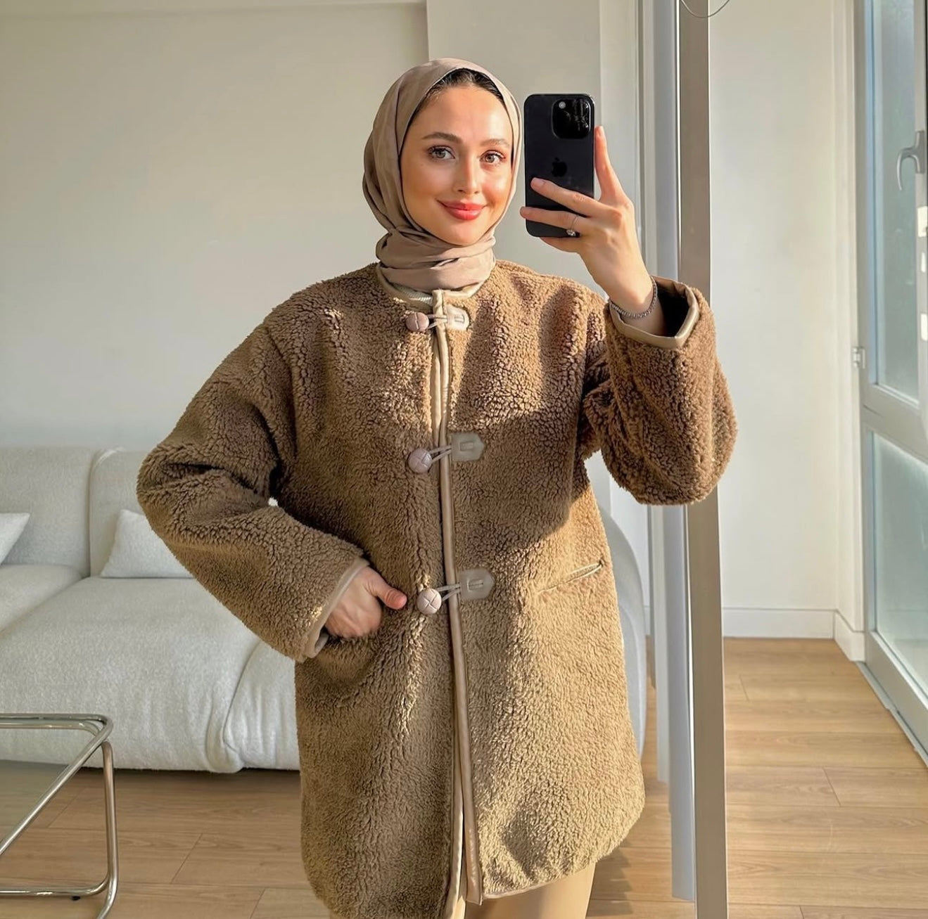 Teddy duffel coat