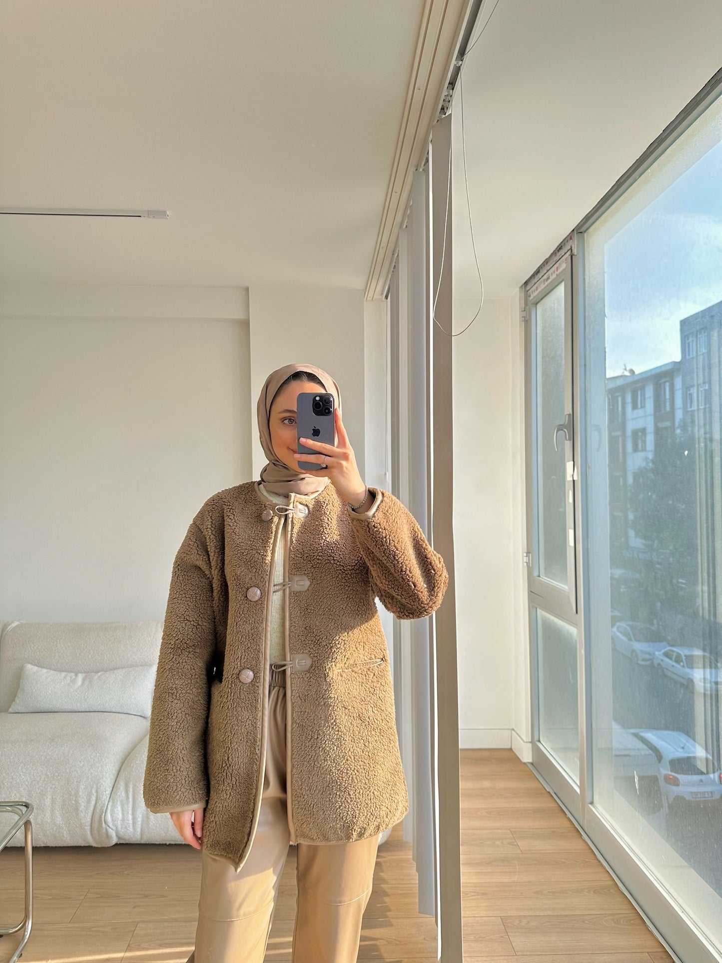 Teddy duffel coat